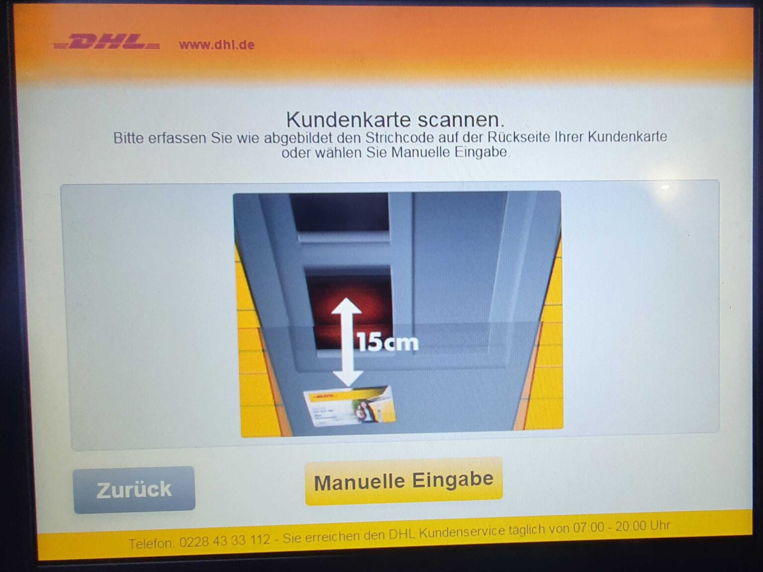 DHL Packstation Anleitung zur Paketabholung an der Packstation