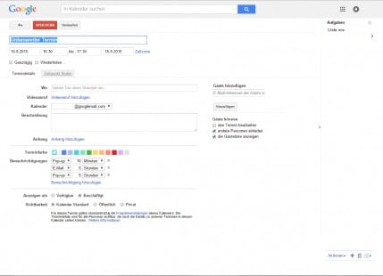 Google Kalender