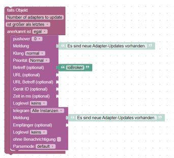 iobroker adapter update