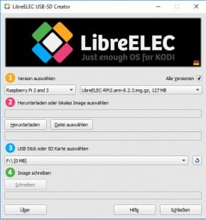 LibreELEC USB-SD Creator