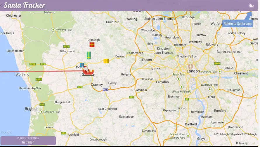 Santa Tracker - Quelle: Google Play