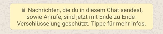 Whatsapp Verschlüsselung